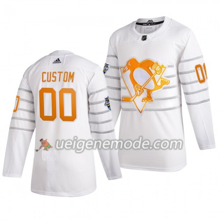Herren Pittsburgh Penguins Trikot Custom Weiß Adidas 2020 NHL All-Star Authentic